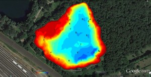 Tiefenkarte Kleiner Moorsee Druckversion
