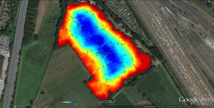 Tiefenkarte Pulvermühle Druckversion